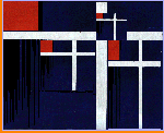Post Modern Abstract ( very advanced) of Cross of The Anointed One